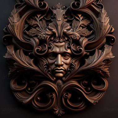 3D model baroque (STL)